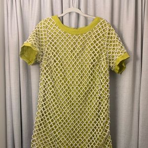 Boden 60s Vibe Green Dress